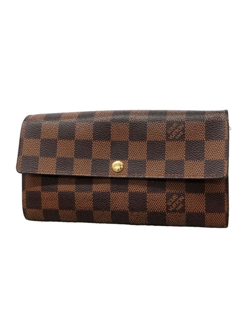 Louis Vuitton Wallet Damier Portefeuille Sarah Ebene